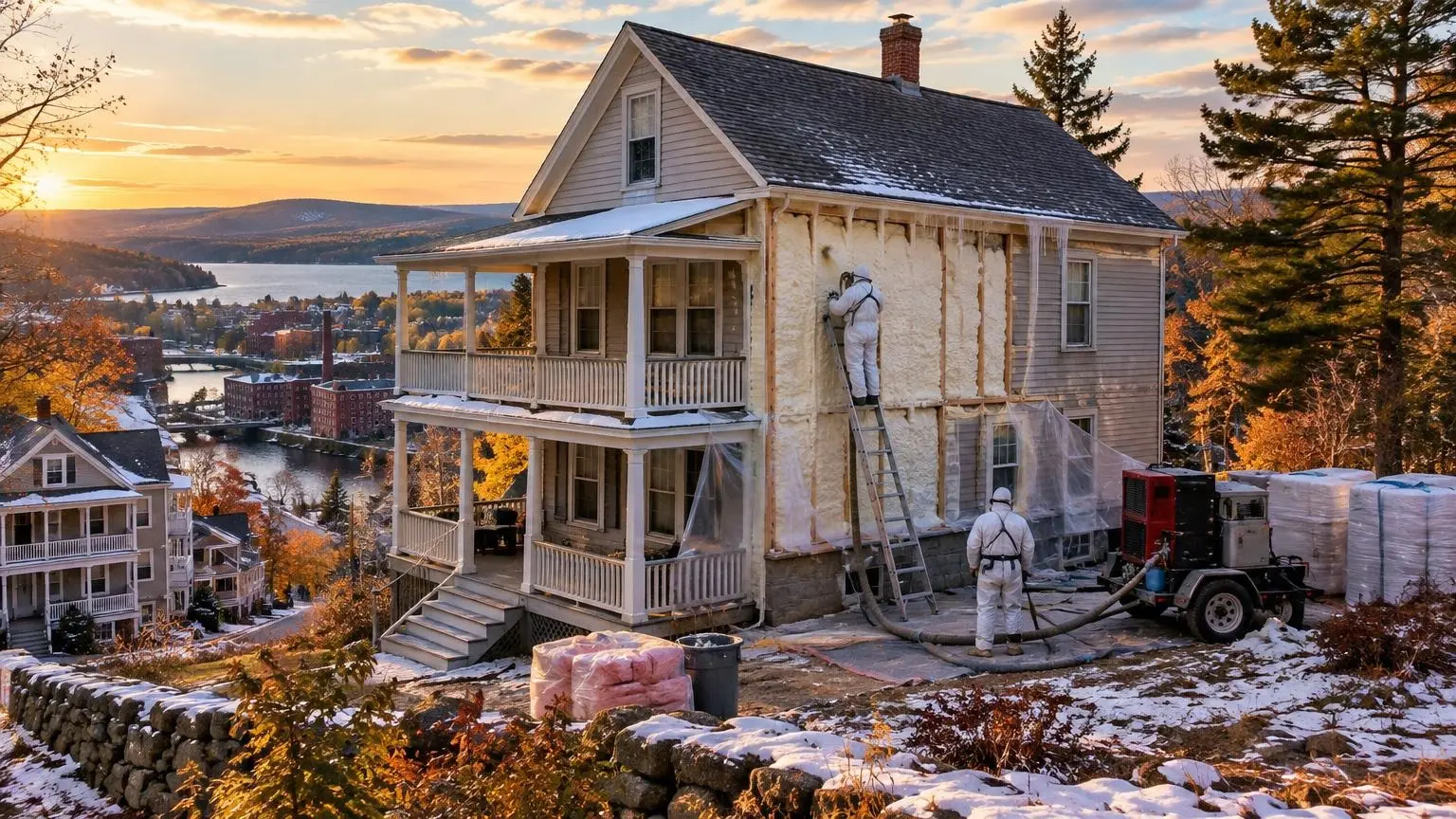 Spray Foam Insulation in Worcester, MA